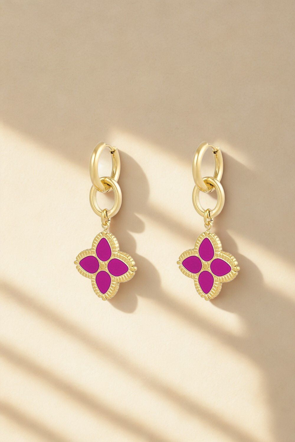 Flower Gold Earrings