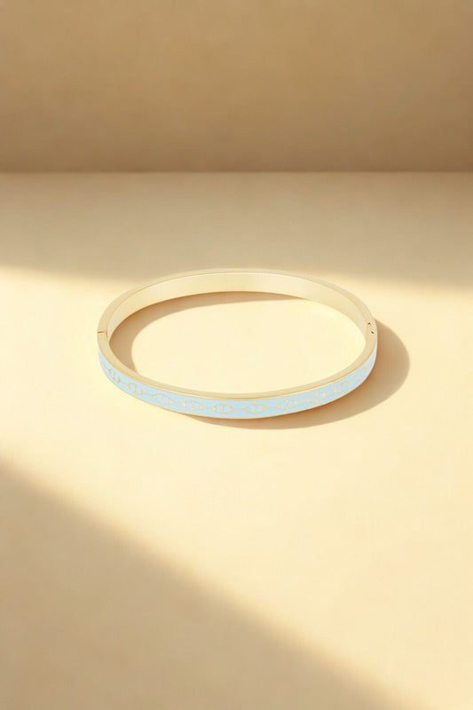 Colourful Gold Print Bracelet