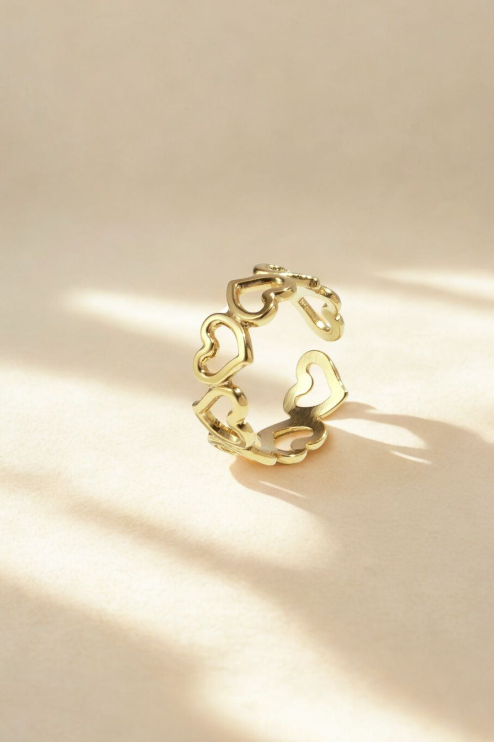 Small Open Hearts Ring
