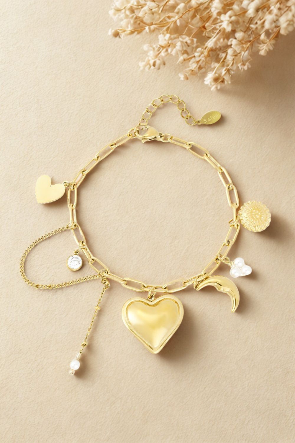 Bangle Heart Bracelet