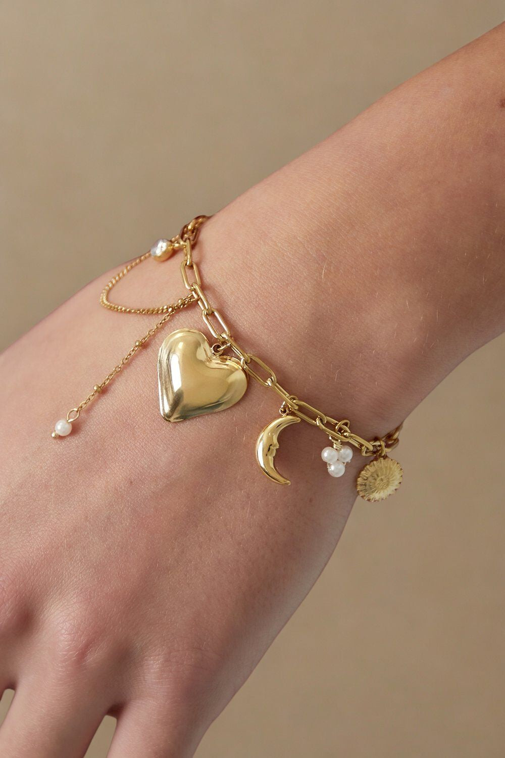 Bangle Heart Bracelet