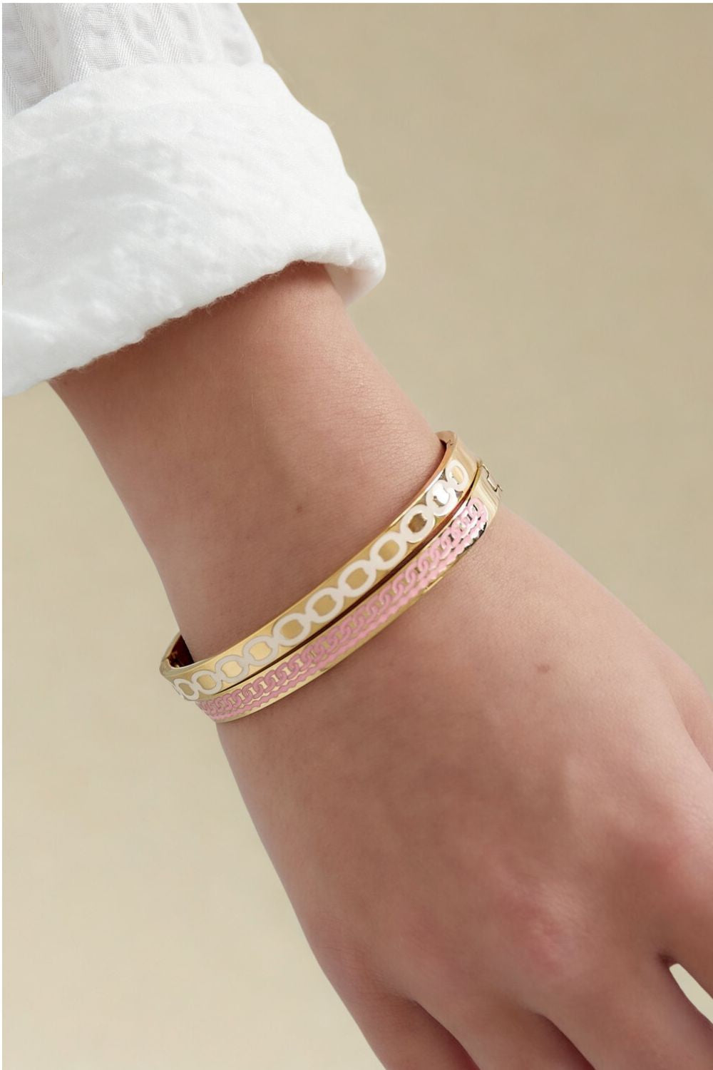 Colourful Gold Bracelet