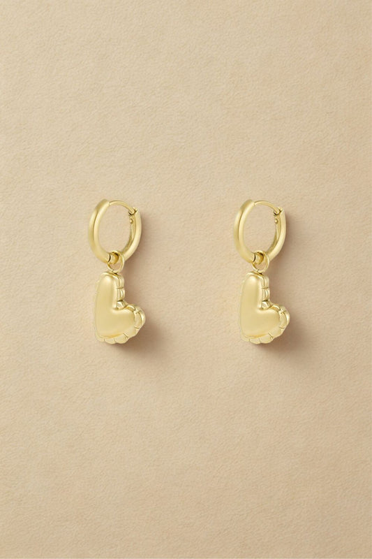 Heart Bangle Earrings
