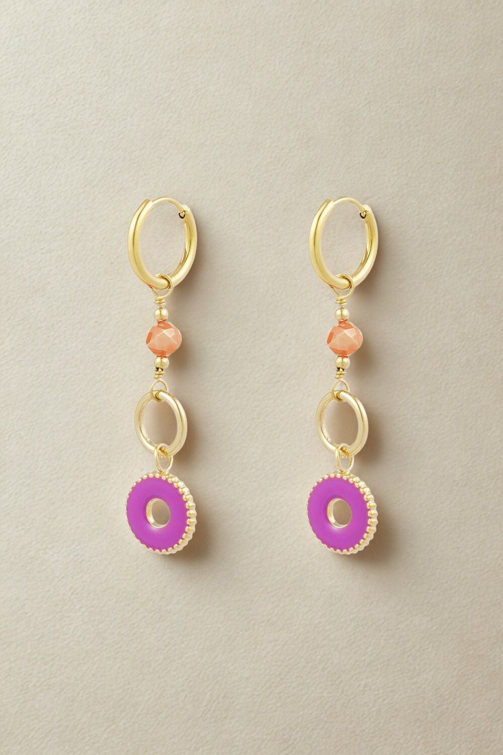 Coloursplash Round Earrings