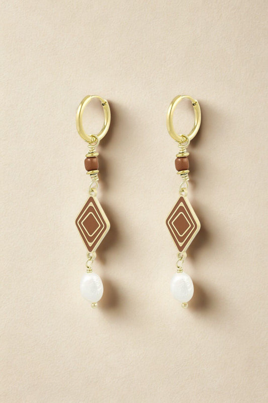 Triangle Colour Earrings