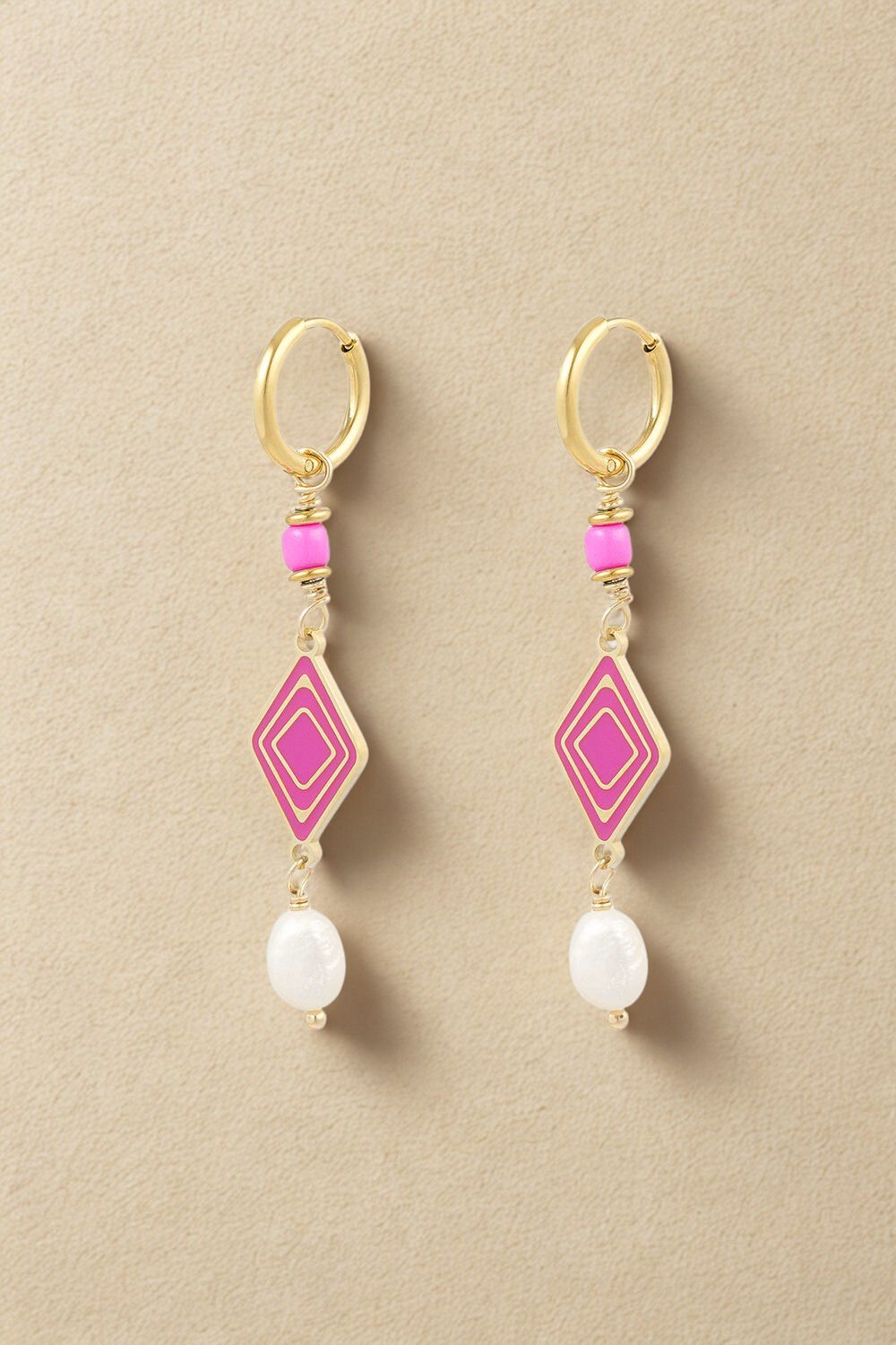 Triangle Colour Earrings